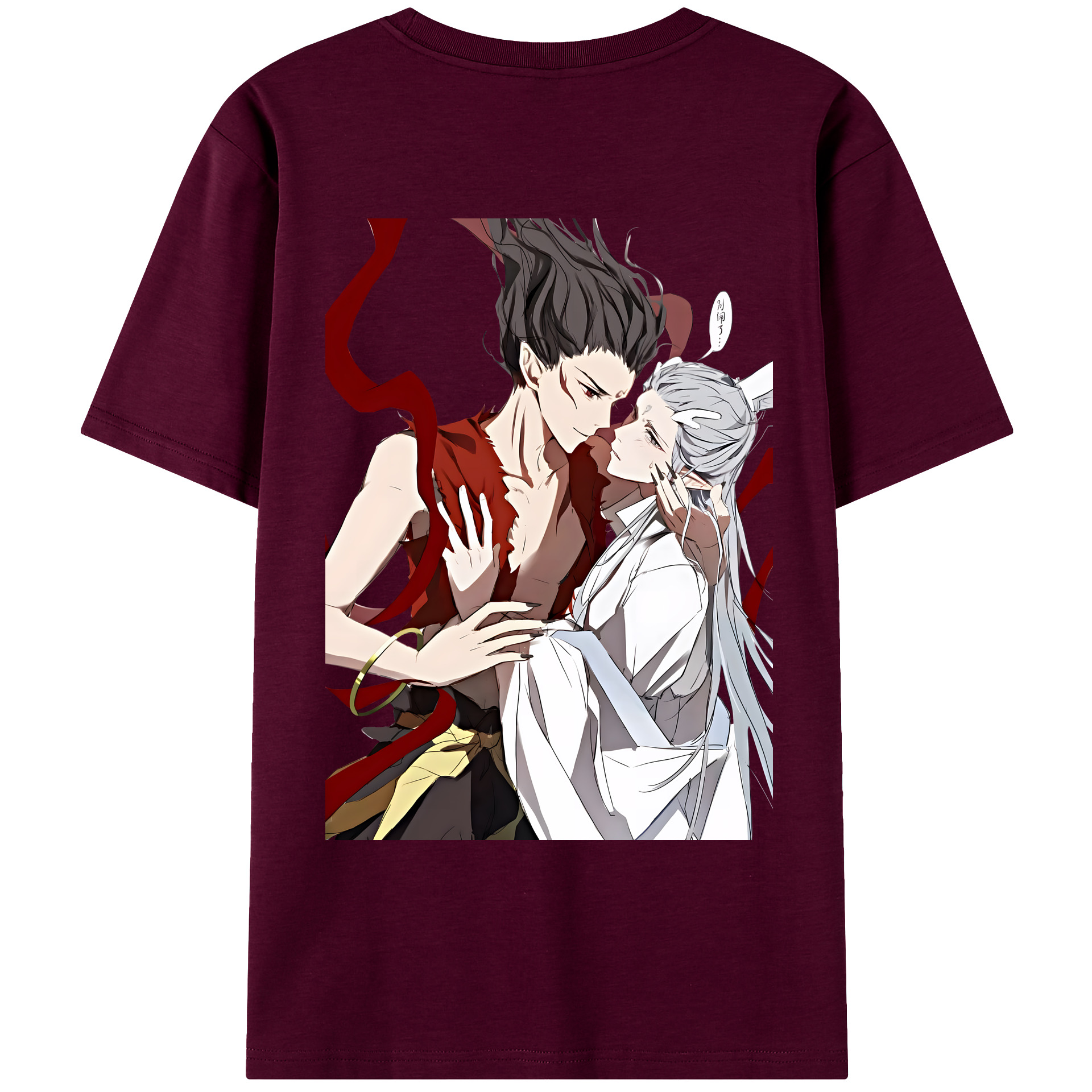 （画像用） Ne Zha 2 ナタ 魔童の大暴れ レディース半袖Tシャツ(バックプリント)